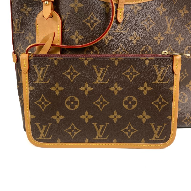 △ Louis Vuitton 路易威登 Brown Coated Canvas Monogram CarryAll PM Shoulder Bag M46203 啡色塗層帆布經典老花肩背袋 - 267003090-17