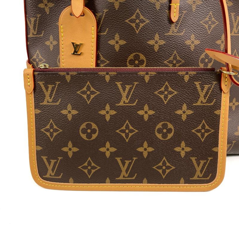△ Louis Vuitton 路易威登 Brown Coated Canvas Monogram CarryAll PM Shoulder Bag M46203 啡色塗層帆布經典老花肩背袋 - 267003090-18