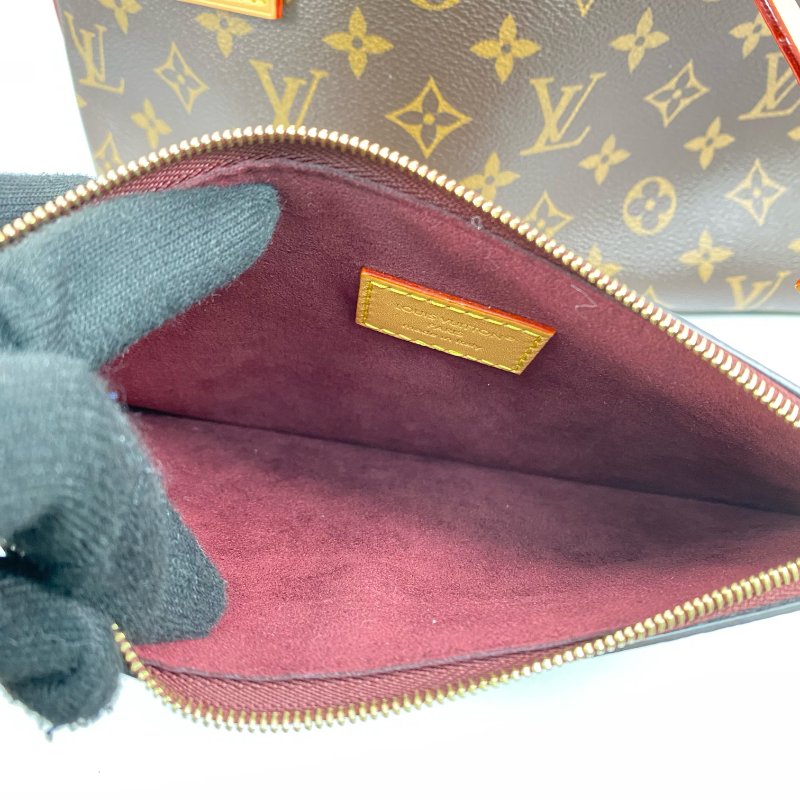 △ Louis Vuitton 路易威登 Brown Coated Canvas Monogram CarryAll PM Shoulder Bag M46203 啡色塗層帆布經典老花肩背袋 - 267003090-19