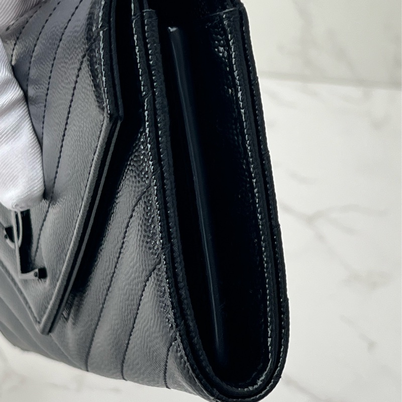 香緹國際精品 863 YSL 聖羅蘭 so black 長夾 #閒置-2