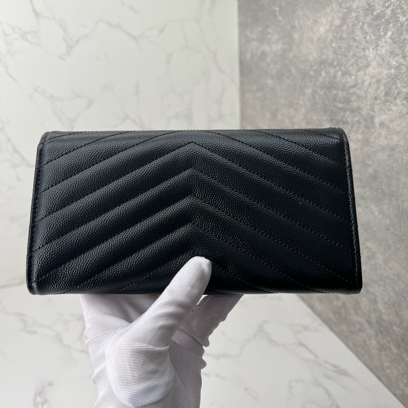 香緹國際精品 863 YSL 聖羅蘭 so black 長夾 #閒置-4