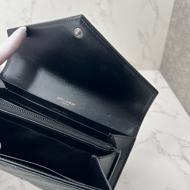 香緹國際精品 863 YSL 聖羅蘭 so black 長夾 #閒置-5