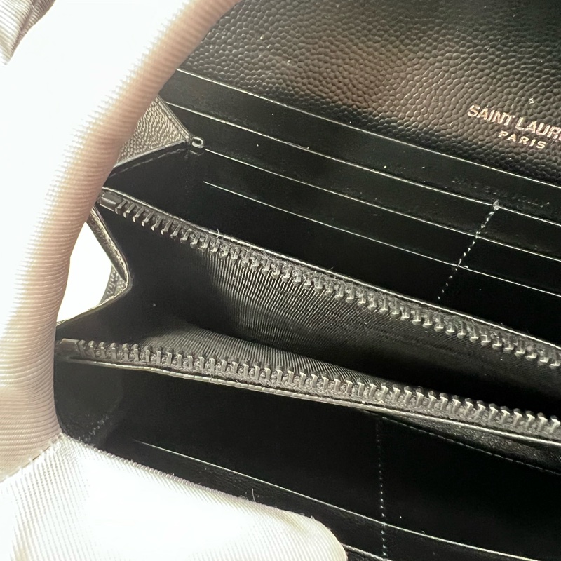 香緹國際精品 863 YSL 聖羅蘭 so black 長夾 #閒置-7