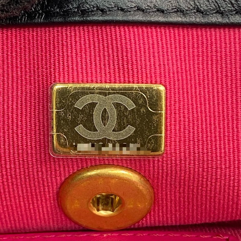 △ Chanel 香奈兒 Black Calfskin Gold Tone Metal Single Flap Chain Shoulder Bag AS3227 黑色小牛皮金色金屬鎖鏈肩背袋 - 267003454-21