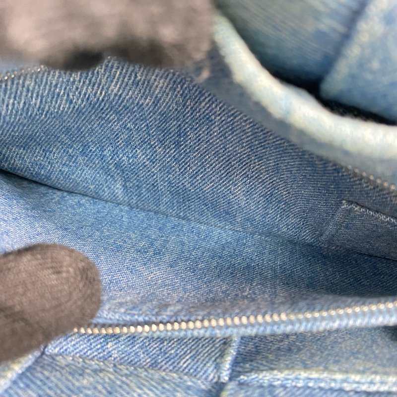 △ Bottega Veneta 寳緹嘉 Blue Denim Cassette Shoulder Bag 藍色牛仔布肩背袋 - 267002920-15