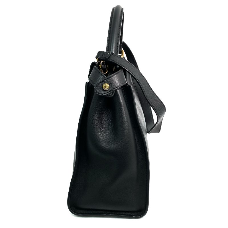 △ Fendi 芬迪 Black Calfskin Peekaboo 2 Way Bag 黑色小牛皮兩用袋 - 267003465-4