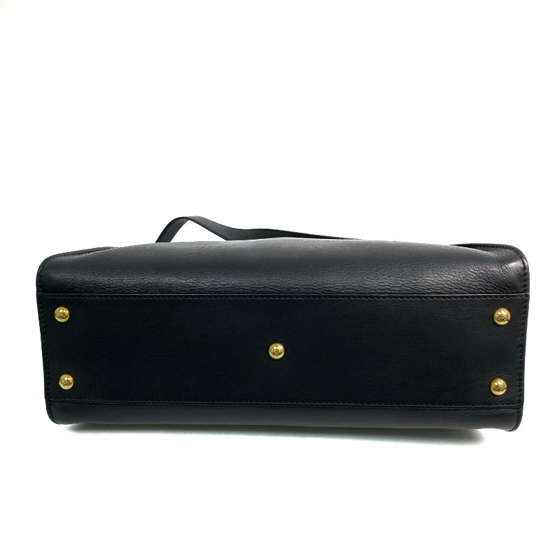 △ Fendi 芬迪 Black Calfskin Peekaboo 2 Way Bag 黑色小牛皮兩用袋 - 267003465-5