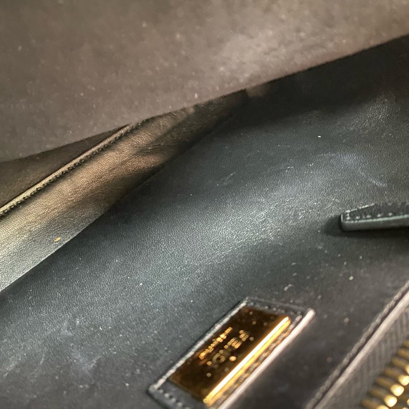 △ Fendi 芬迪 Black Calfskin Peekaboo 2 Way Bag 黑色小牛皮兩用袋 - 267003465-21