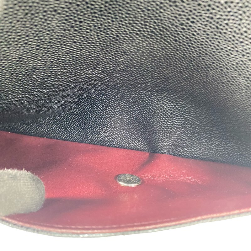 △ Chanel 香奈兒 CF30 Black Caviar Skin Silver Tone Metal Classic Double Flap Chain Shoulder Bag A58600 No.19 黑色粒紋小牛皮銀色金屬鎖鏈肩背袋No.19 - 267003100-18