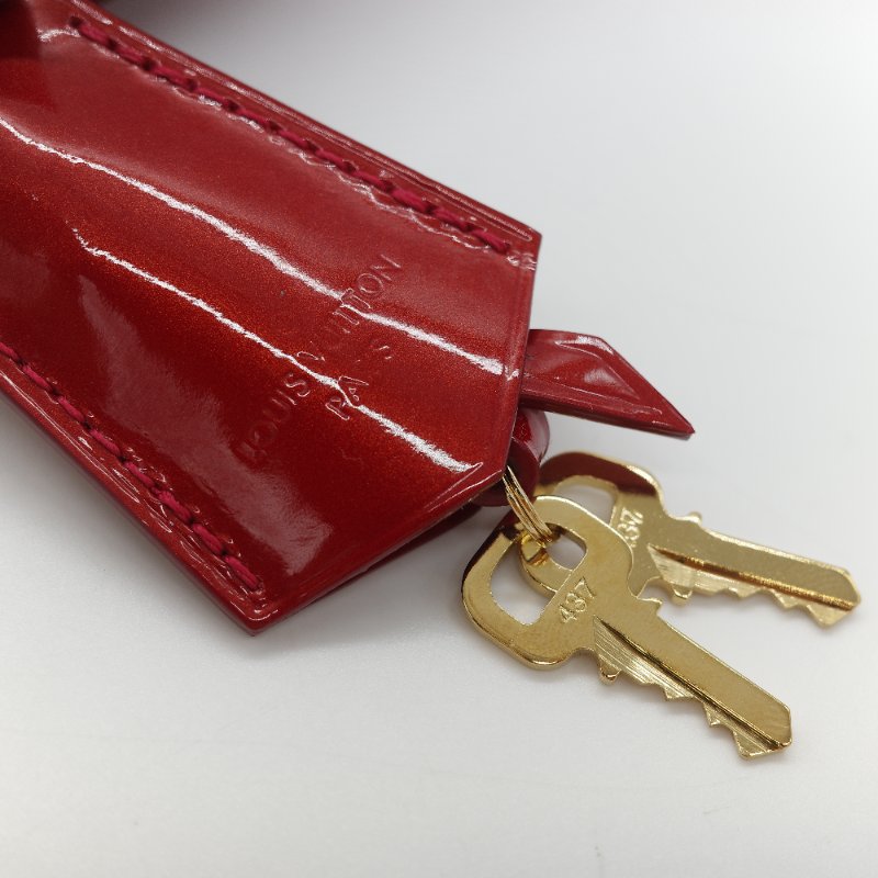 （狀況超級好♥️全網最低）Louis Vuitton 路易威登 Alma BB 辣椒紅 漆皮 手提包 貝殼包 斜挎包-9