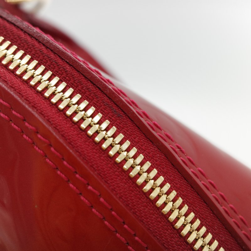 （狀況超級好♥️全網最低）Louis Vuitton 路易威登 Alma BB 辣椒紅 漆皮 手提包 貝殼包 斜挎包-17