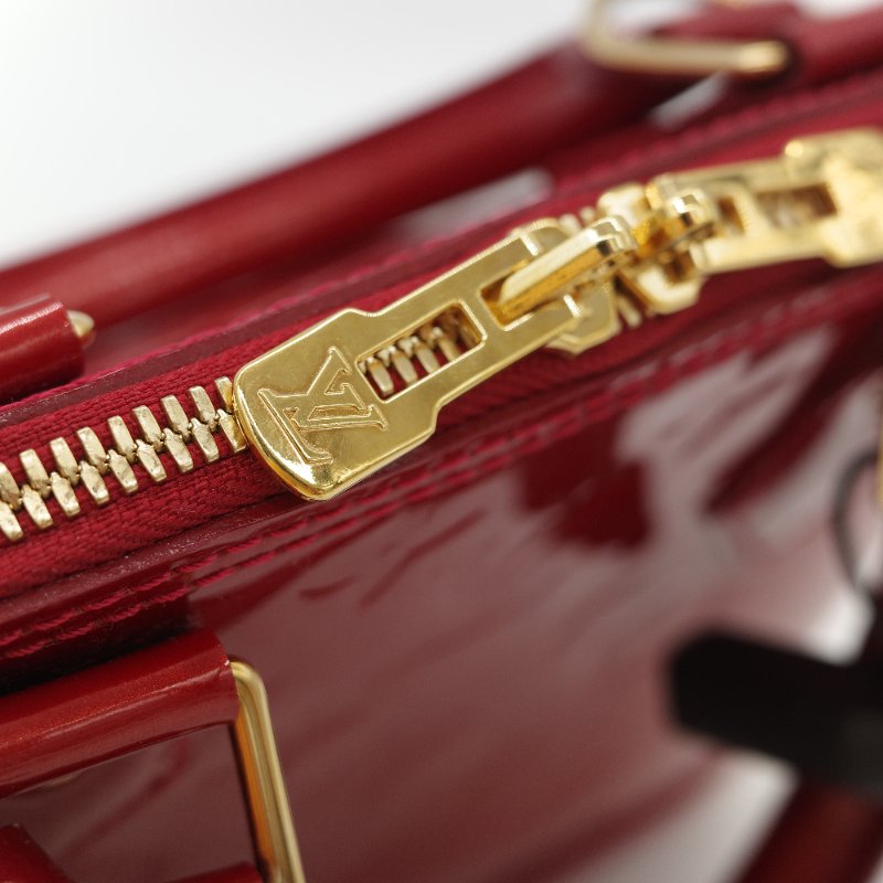 （狀況超級好♥️全網最低）Louis Vuitton 路易威登 Alma BB 辣椒紅 漆皮 手提包 貝殼包 斜挎包-24