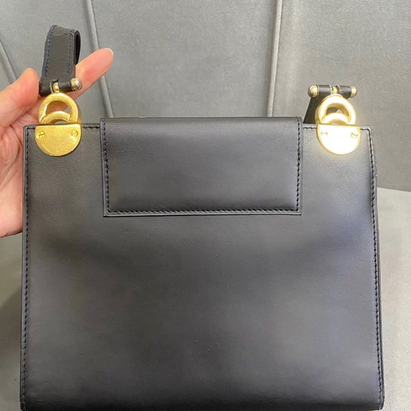 稀有中古Celine 雙圓環單肩包-1