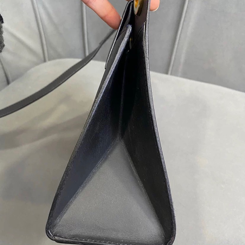 稀有中古Celine 雙圓環單肩包-3