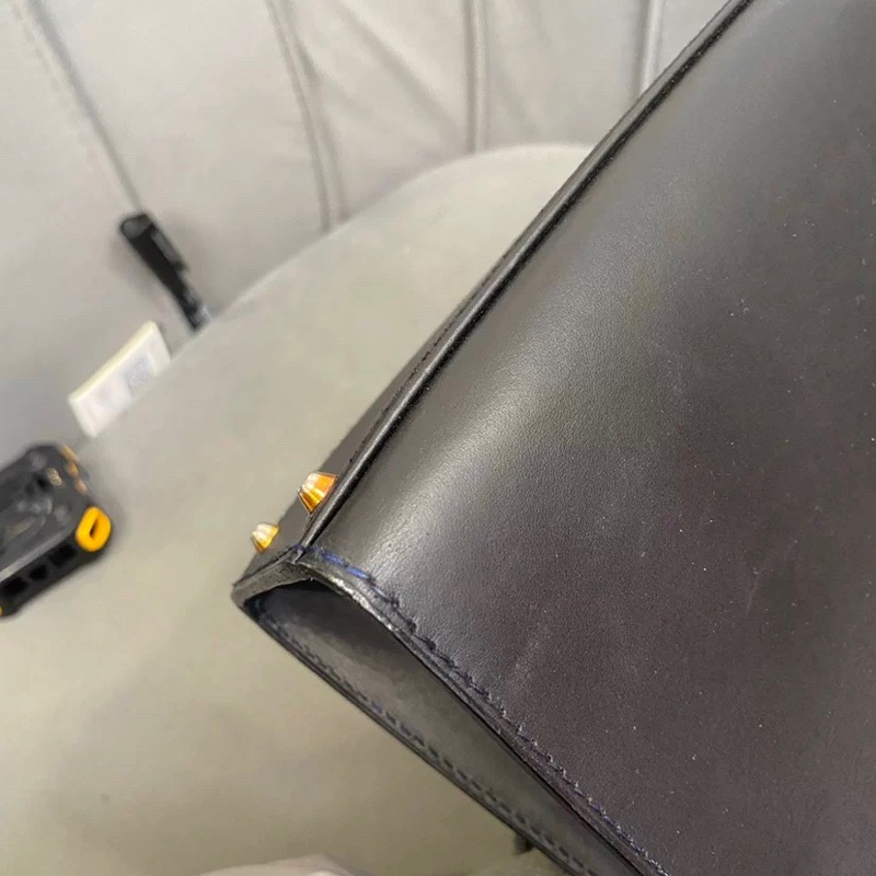 稀有中古Celine 雙圓環單肩包-4