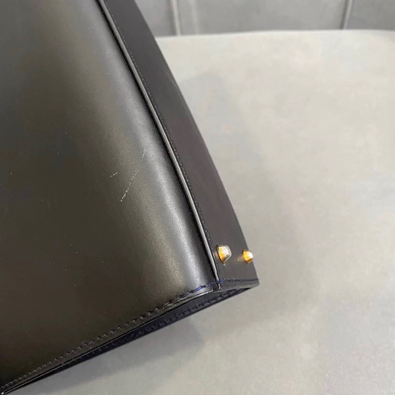 稀有中古Celine 雙圓環單肩包-7