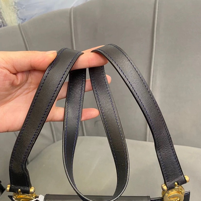 稀有中古Celine 雙圓環單肩包-12