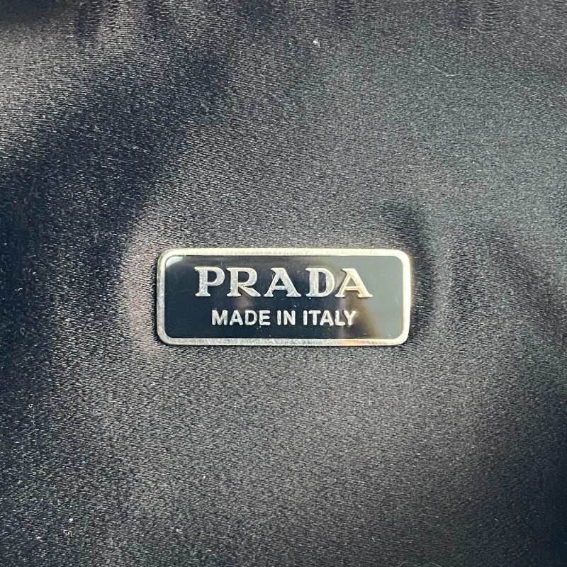 △ Prada 普拉達 Black Nylon And Rhinestone Hand Bag 1NE51 黑色尼龍和水鑽手袋 - 267004122-13