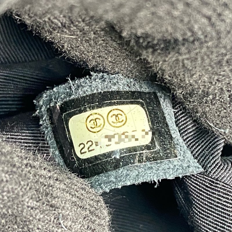 △ Chanel 香奈兒 Black Caviar Skin Ruthenium-Finish Metal Single Flap Chain Shoulder Bag No.22 黑色粒紋小牛皮鍍釕金屬鎖鏈肩背袋No.22 - 267004183-19