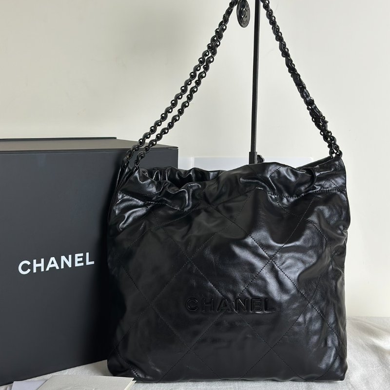 CHANEL 22 Bag - 小號so black-0