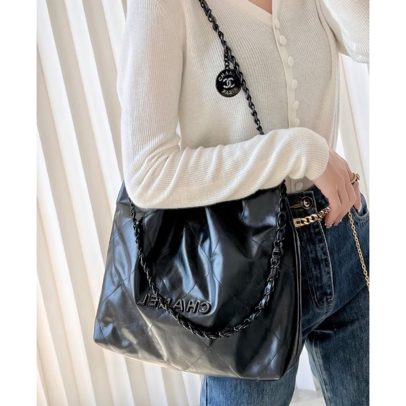 CHANEL 22 Bag - 小號so black-1