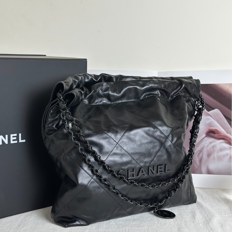 CHANEL 22 Bag - 小號so black-3