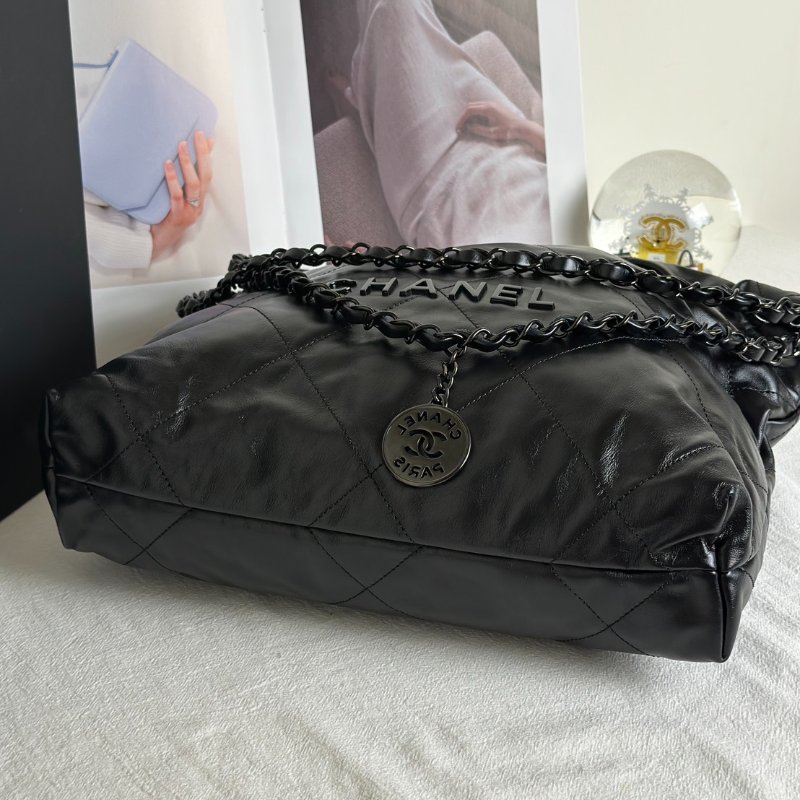 CHANEL 22 Bag - 小號so black-6