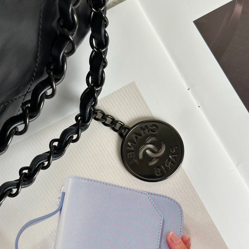 CHANEL 22 Bag - 小號so black-11