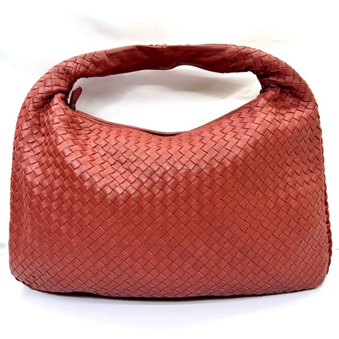 Bottega Veneta  寶緹嘉 經典編織單肩包 紅色