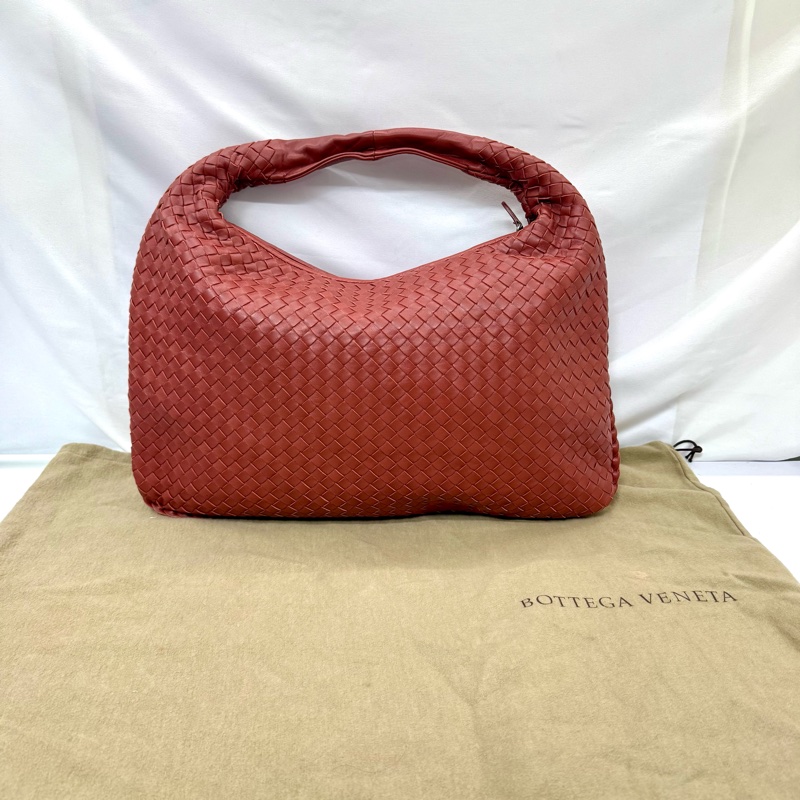 Bottega Veneta  寶緹嘉 經典編織單肩包 紅色-2