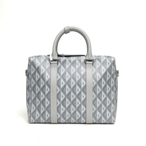 DIOR 灰色PVC銀扣2022Lingot公事包