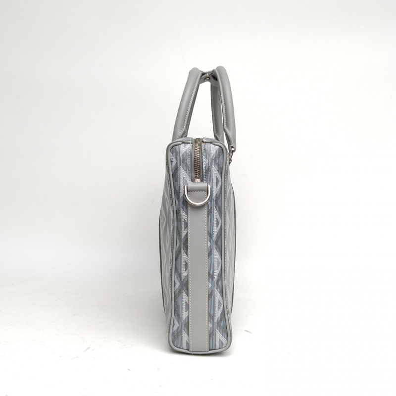 DIOR 灰色PVC銀扣2022Lingot公事包-1