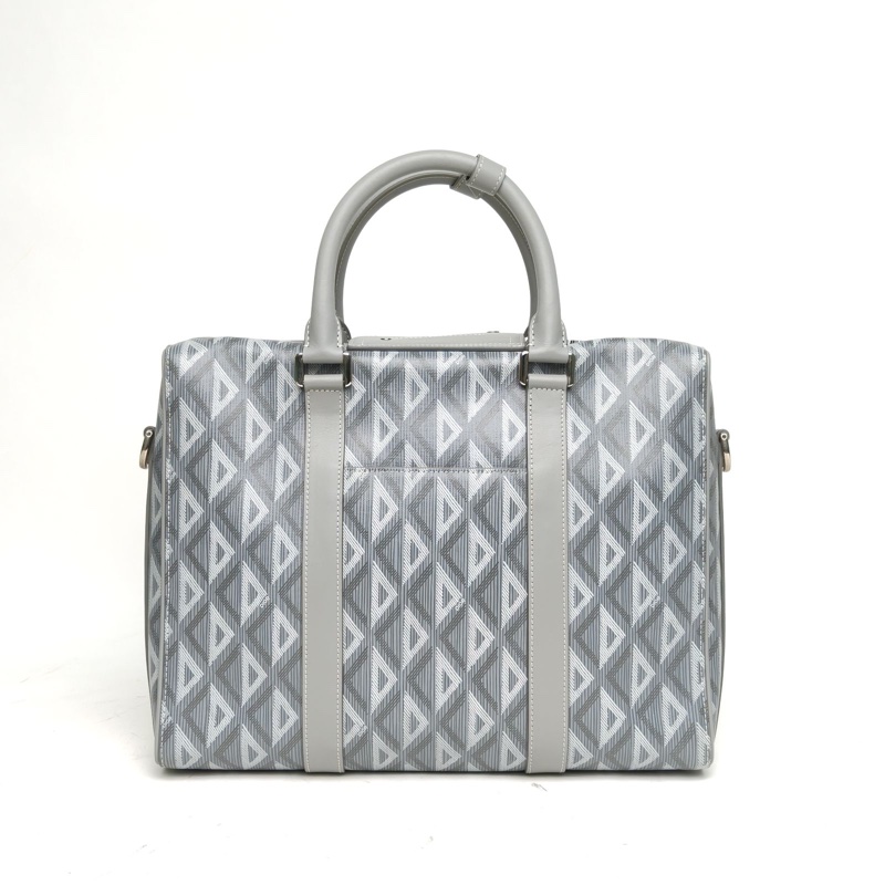 DIOR 灰色PVC銀扣2022Lingot公事包-2