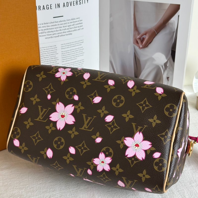LOUIS VUITTON x 村上隆聯名Speedy 25 - 櫻花-5