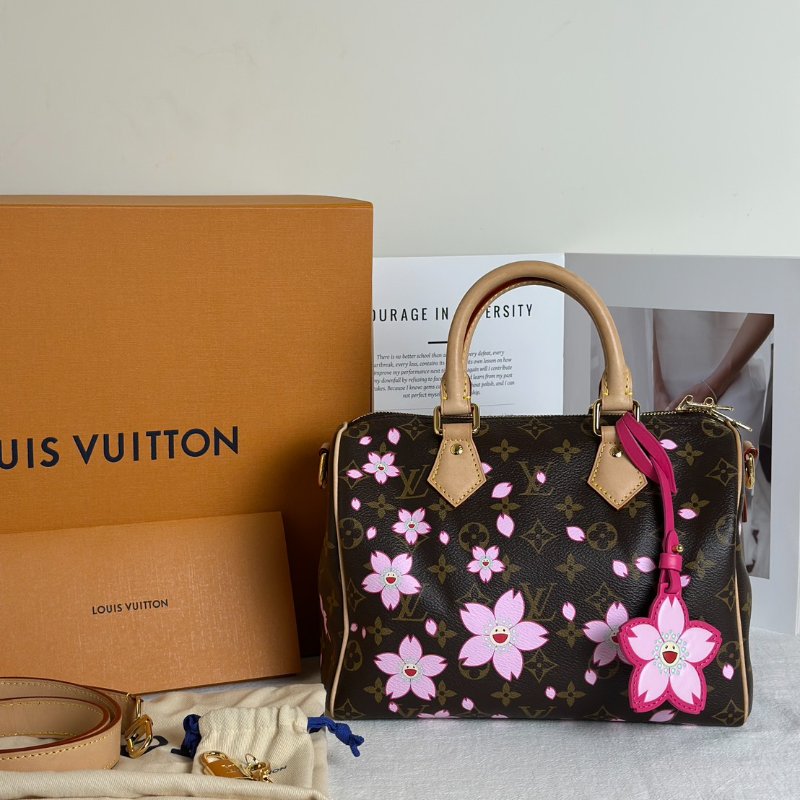 LOUIS VUITTON x 村上隆聯名Speedy 25 - 櫻花-27