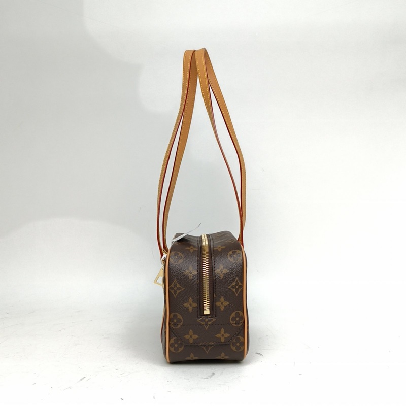 LOUIS VUITTON CITÉ矩形手袋老花PVC金扣晶片肩背包-1