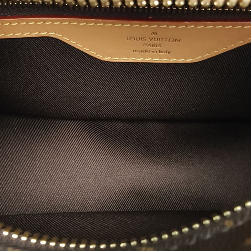 LOUIS VUITTON CITÉ矩形手袋老花PVC金扣晶片肩背包-5