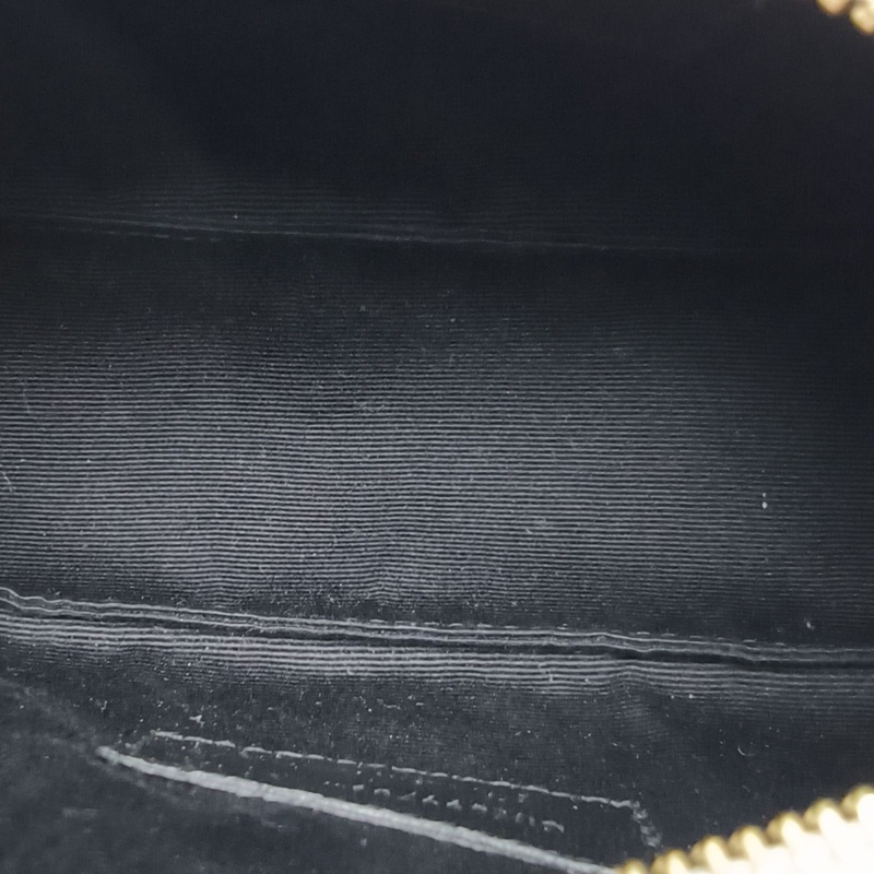 SAINT LAURENT Sade圓桶單肩腋下包Mini白色羊皮金扣-5