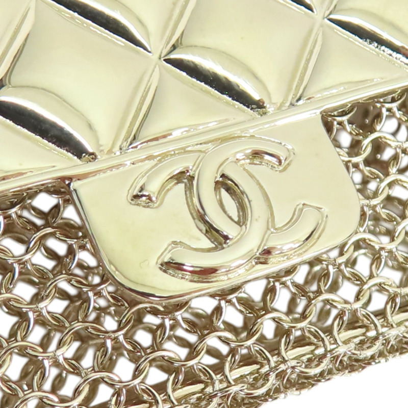 淺金色 鍍金Ting Bag 珍珠 長項鏈【CHANEL 香奈兒】 AB6135-5