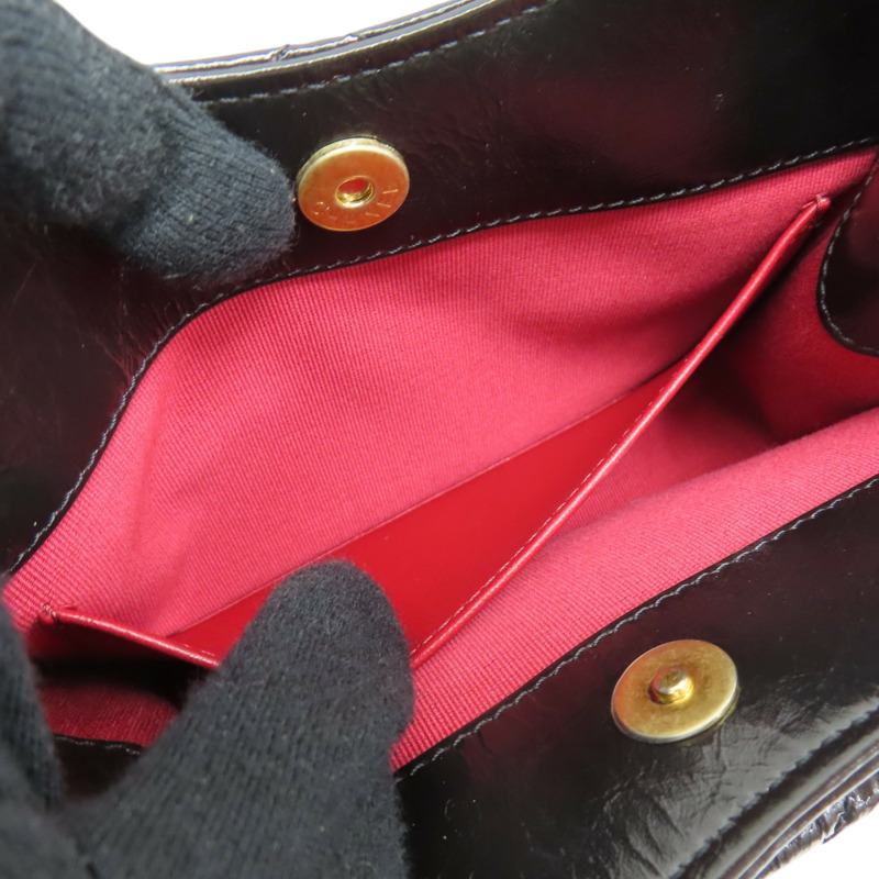 黑色牛皮 Wavy CC Hobo 鍊帶 肩背包 AS4323【CHANEL 香奈兒】 AS4323-5