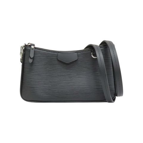 黑色 EPI 水波紋 牛皮 Easy Pouch On Strap 肩背包 M80471【LOUIS VUITTON LV 路易威登】 M80471