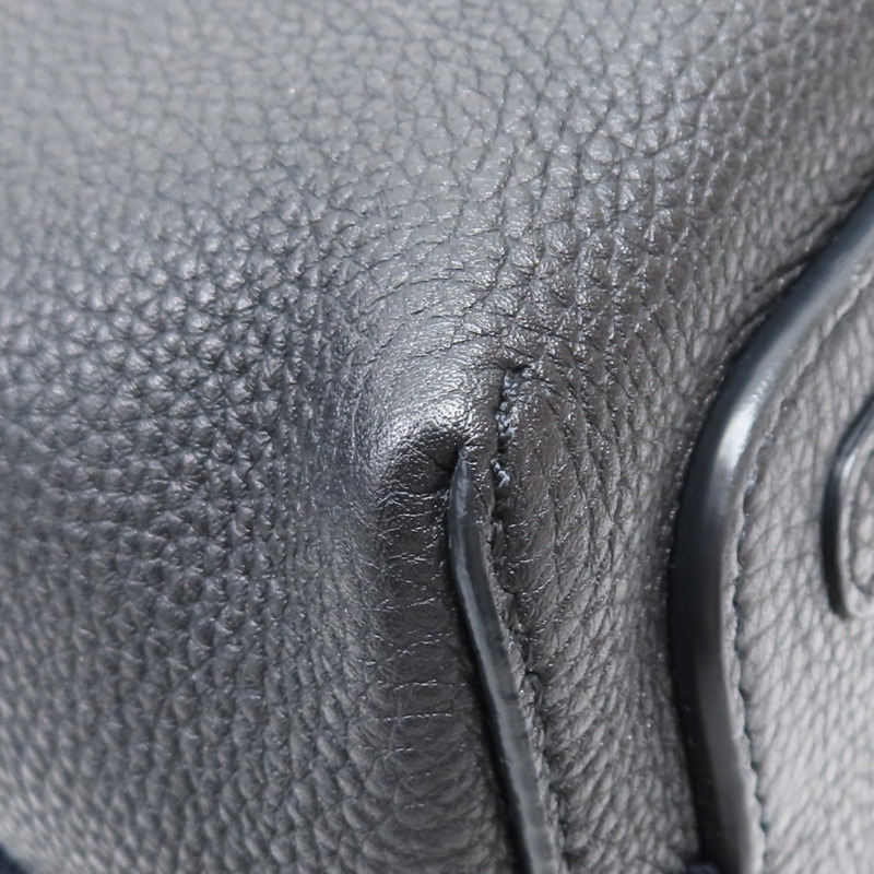 海軍藍 牛皮 肩背包【Loro Piana 諾悠翩雅】 FAM7943-9