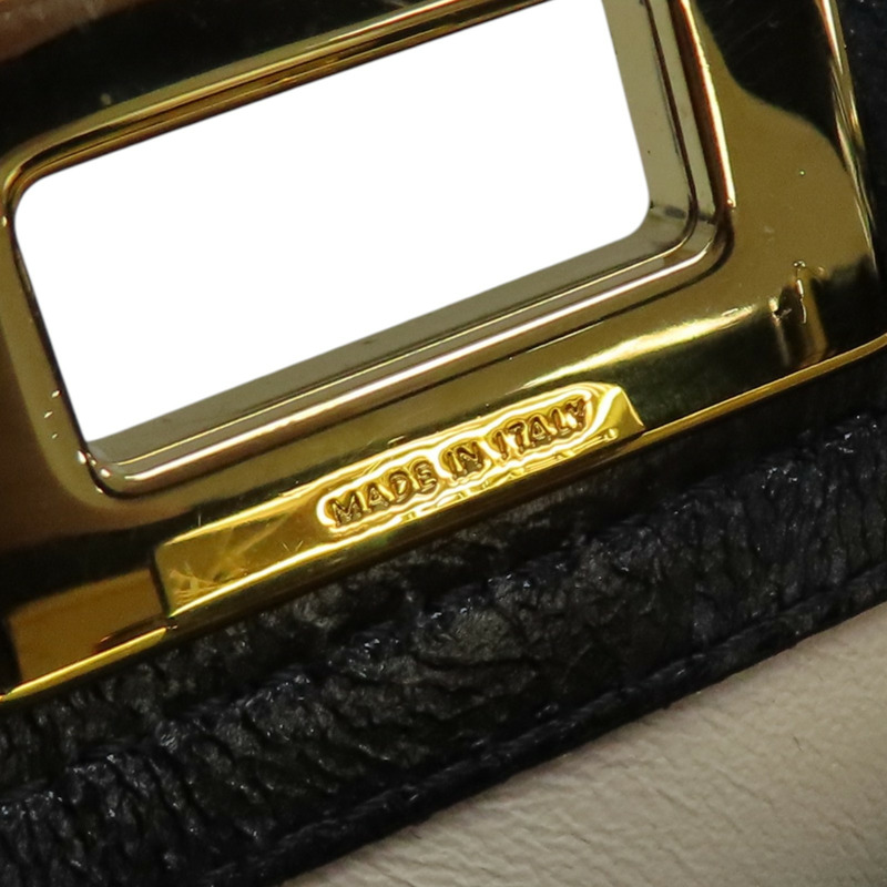 黑色 牛皮 Peekaboo Mini 肩背包 8BN244【FENDI 芬迪】 8BN244-7