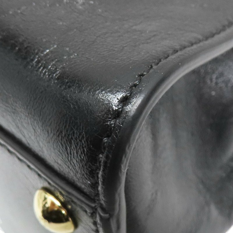 黑色 牛皮 Peekaboo Mini 肩背包 8BN244【FENDI 芬迪】 8BN244-13