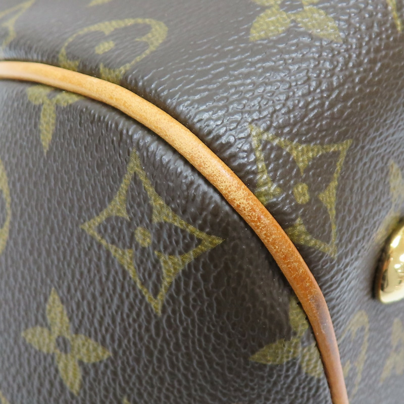 棕色 原花帆布 Tivoli GM 肩背包 M40144【LOUIS VUITTON LV 路易威登】 M40144-15