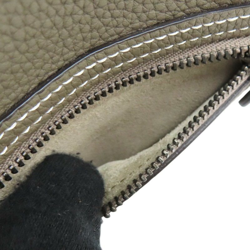 灰色牛皮 Luggage Nano 兩用包 189243DRU【CELINE 賽琳】 189243DRU-6