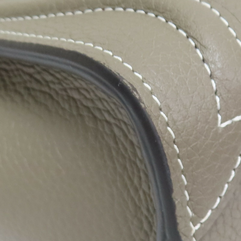 灰色牛皮 Luggage Nano 兩用包 189243DRU【CELINE 賽琳】 189243DRU-13