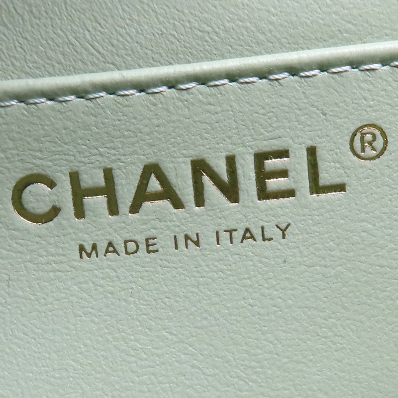 酪梨綠羊皮 Top Handle Flap 兩用包 AS2431【CHANEL 香奈兒】 AS2431-8