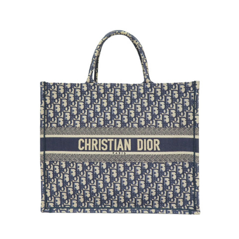 藍色 提花帆布 Book Tote 大型托特包 手提包 M1286ZRIW【Dior 迪奧 】 M1286ZRIW