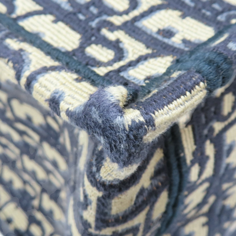 藍色 提花帆布 Book Tote 大型托特包 手提包 M1286ZRIW【Dior 迪奧 】 M1286ZRIW-9